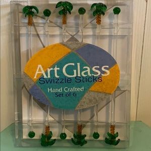 Art Glass Swizzle Sticks